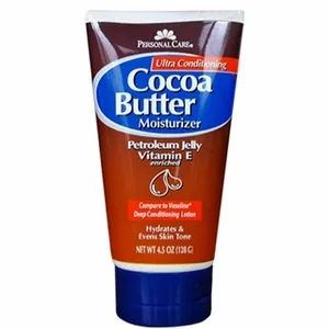 Crema Humectante de Mantequilla de Cacao Petroleum Jelly Vitamina E Enriquecida 4.5oz